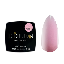 EDLEN Poly gel №03 Pink, 30 ml, полігель, рожевий #1