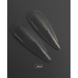 HEYLOVE. Gold Shimmer Top coat, 15 ml,  Топ із золотистим шимером #2