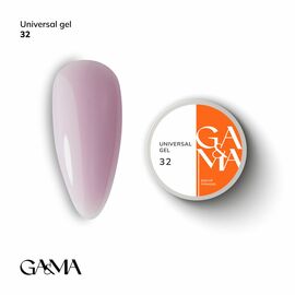 GaMa Universal gel 32, гель без опилу, рідкий, 30 ml #1