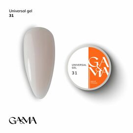 GaMa Universal gel 31, гель без опилу, рідкий, 15 ml #1
