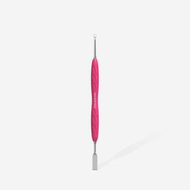 STALEKS. «Gummy» Spatula. Лопатка з силіконовою ручкою UNIQ 11 TYPE 1 (пушер плоский прямий + кільце) #2