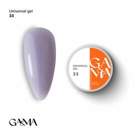 GaMa Universal gel 33, гель без опилу, рідкий, 15 ml #1
