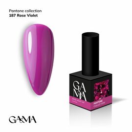GaMa Gel polish #187 Rose Violet, 10 ml, гель-лак #1