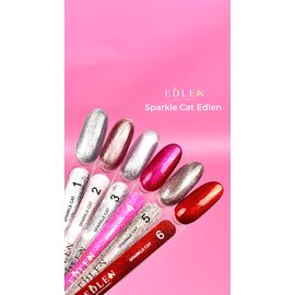EDLEN Gel Polish Sparkle Сat №2, 9 ml, світловідбиваючий гель-лак #2