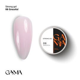 GaMa Strong gel Graceful #006, гель без опилу, граціозний, 30 ml #1