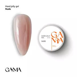GaMa Hard Jelly Gel, Nude, 15 ml, гель-желе Нюд #1