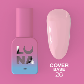 LUNA Cover Base #26 PALE PINK (NEW), 13 ml #1