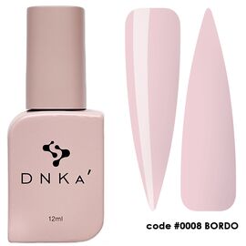 DNKa’ Cover Top, #0008 Bordo, 12 ml, кольоровий топ без липкого шару #1
