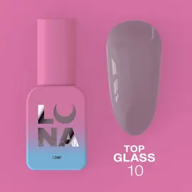 LUNA Glass Top #10, Топ кольоровий глянцевий, 13 ml #1