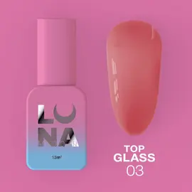 LUNA Glass Top #3, Топ кольоровий глянцевий, 13 ml #1
