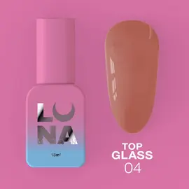 LUNA Glass Top #4, Топ кольоровий глянцевий, 13 ml #1