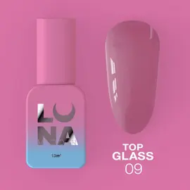 LUNA Glass Top #9, Топ кольоровий глянцевий, 13 ml #1