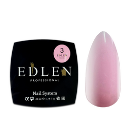 EDLEN Poly gel №03 Pink, 50 ml, полігель, рожевий #1