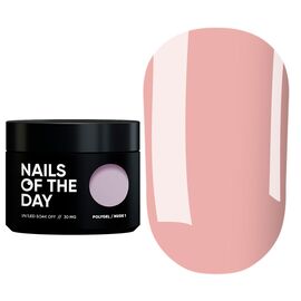 NOTD. Polygel, Nude #01, 30 ml, полігель дрібнозернистий #1