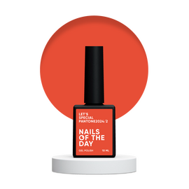 NOTD. "Let's Special" Gel Polish, Pantone 2024 / 2 , 10 ml, лососевий гель-лак #1