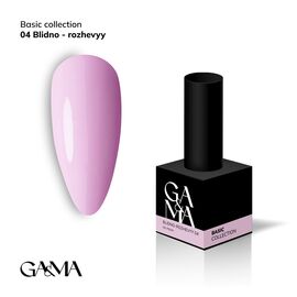 GaMa Gel polish #4 PALE PINK, ніжно-рожевий, 10 ml, гель-лак #1