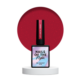 NOTD. "Let's Special" Gel Polish, OREIRO, 10 ml, гель-лак, світло-червоний світловідбиваючий #1