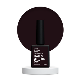 NOTD. "Let's Special" Gel Polish, Dark Chocolate, 10 ml, темно-коричневий гель-лак #1