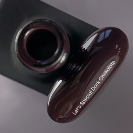 NOTD. "Let's Special" Gel Polish, Dark Chocolate, #357, 10 ml. Гель-лак, темно-коричневий #2