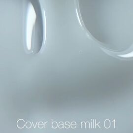 NOTD. Cover Base Milk #01, NEW Formula, 10 ml, напівпрозора холодно–молочна база #2