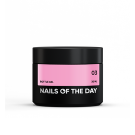 NOTD. Bottle Gel #3, Pink, 30 ml, рідкий надміцний гель, рожевий #1