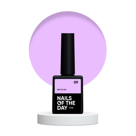 NOTD. Bottle Gel #9, Violet, 10 ml, рідкий надміцний гель, бузковий #1