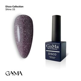 GaMa Reflective Gel polish SHINE #15, 10 ml, гель-лак світловідбиваючий #1