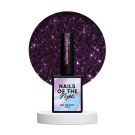 NOTN Гель-лак Blackberry, світловідбиваючий фіолетовий, 10 ml #1