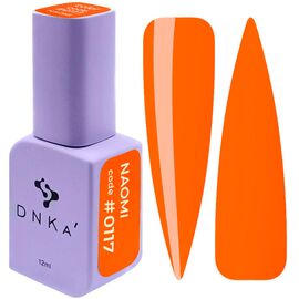DNKa’ Gel Polish Naomi #0117, 12 ml, помаранчевий #1