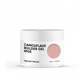 NOTD Builder Gel Camouflage №05, 30 ml, світло-коричневий камуфлюючий будівельний гель #1