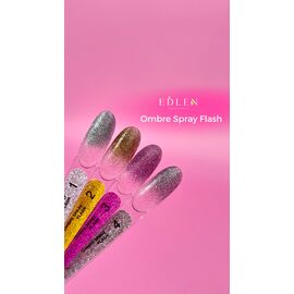 EDLEN Ombre Spray Flash №3, 7.5g, світловідбиваюча пудра для дизайну #2