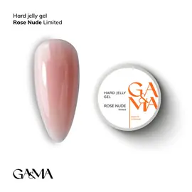 GaMa Hard Jelly Gel, Rose nude, 30 ml, гель-желе рожевий нюд #1