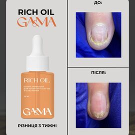 GA&MA. Rich oil 2.5 ml, Живильна олійка для інтенсивної регенерації нігтів #2