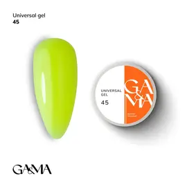 GaMa, Universal gel #45, 15 ml, гель без опилу #1
