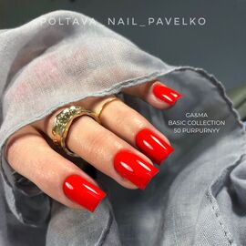 GA&MA. Gel polish #50 FLAME, 10 ml, гель-лак, пурпурний #2