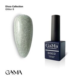 GA&MA. Reflective Gel polish, HOLOGRAPHIC GLITTER #8, 10 ml, гель-лак світловідбиваючий #1