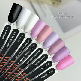 GA&MA. Gel polish #6 LILAC, 10 ml, гель-лак, ніжний ліловий #2