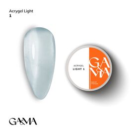 GA&MA. Acrygel LIGHT #001 Clear, прозорий, 30 ml #1