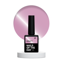 NOTN. Korean "Cat eye" Gel Polish #07, 10 ml, гель-лак "котяче око" ліловий #1