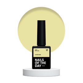 NOTD. Cover Base, NEW Formula #17, 10 ml, ніжно-лимонна камуфлююча база #1