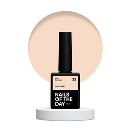 NOTD. Cover Base, NEW Formula #22, 10 ml, камуфлююча база, слонова кістка #1
