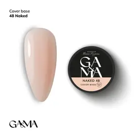 GA&MA. Cover base #048 Naked, 30 ml (формула одного шару) #1