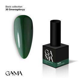GA&MA. Gel polish #30 EMERALD, 10 ml, гель-лак, смарагдовий #1