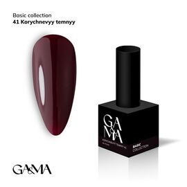 GA&MA. Gel polish #41 DARK BROWN, 10 ml, гель-лак, коричневий темний (оновлений) #1