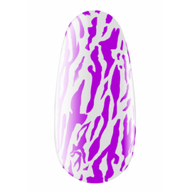 KODI Stamping Gel Neon Violet, неоновий фіолетовий, 4 ml, гель для стемпінгу #2