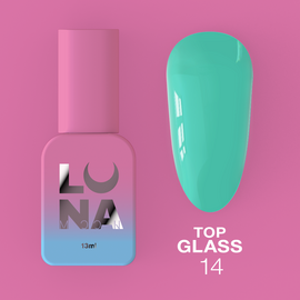 LUNA Glass Top #14, Топ кольоровий глянцевий, 13 ml #1