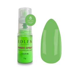 EDLEN Ombre Spray Neon №8, 5g, пудра для дизайну #1
