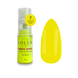 EDLEN Ombre Spray Neon №7, 5g, пудра для дизайну #1