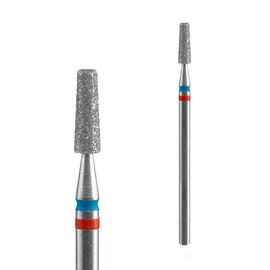 STALEKS Фреза алмазна DUO "КОНУС УСІЧЕНИЙ" червоно-синя, Ø 2.5 mm #1