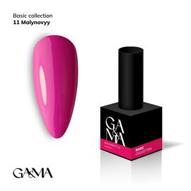 GA&MA. Gel polish #11 RASPBERRY, 10 ml, гель-лак, малиновий #1